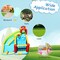 Kids 6-in-1 Inflatable Bounce House with Basketball Hoop and Climber